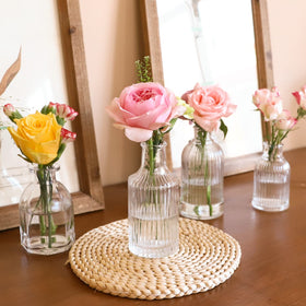 PHUNTTEK christmas and home decor vases add a subtle festive touch