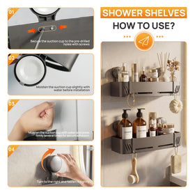 PHX Grove gun grey finish adds contemporary bathroom style.