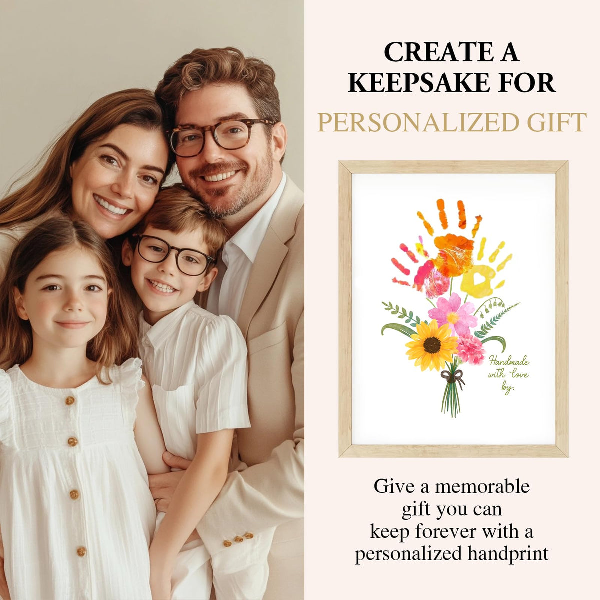 Physkoa family craft time with mom and daughter creating keepsake