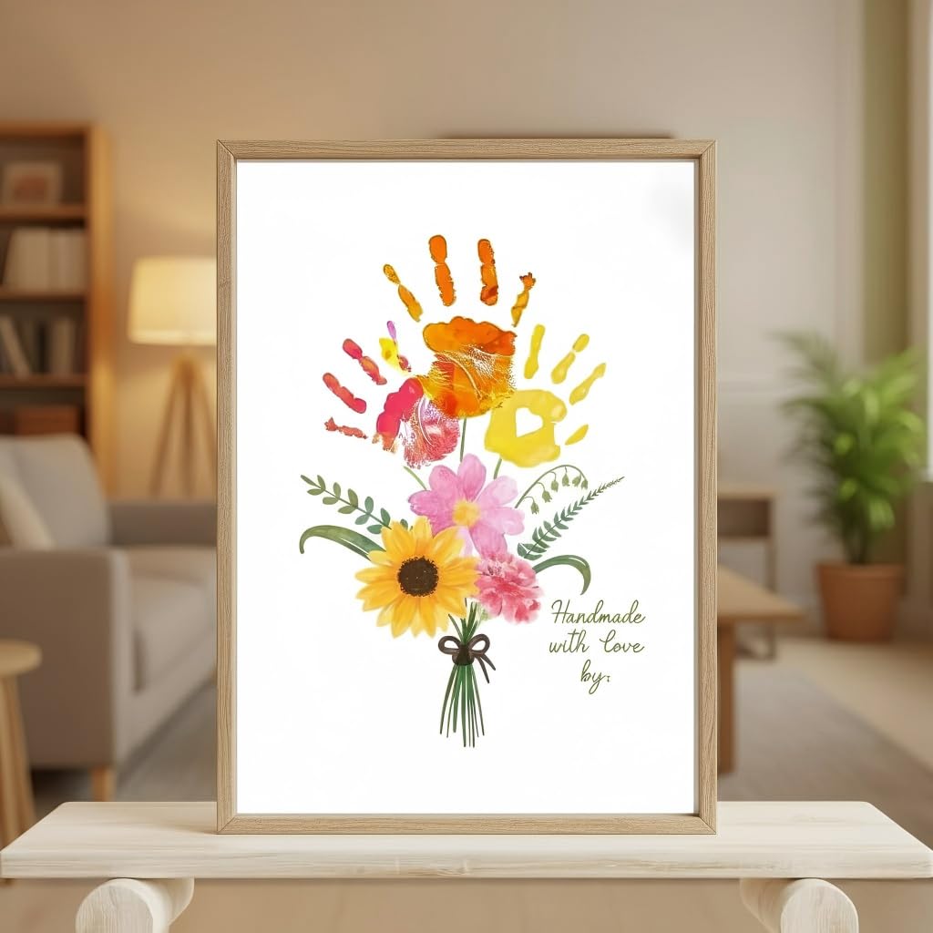 Physikoa handprint pads rainbow colors for safe, colorful stamping
