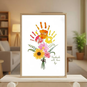 Physikoa handprint pads rainbow colors for safe, colorful stamping