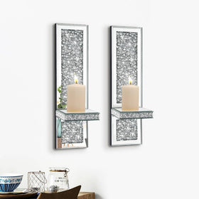 Pibeyer two-pack wall sconce with easy hang installation