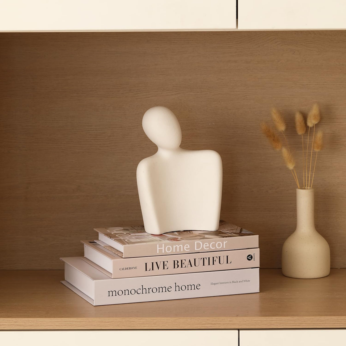 Picapspr storage-friendly decor books ideal for remotes or photos.