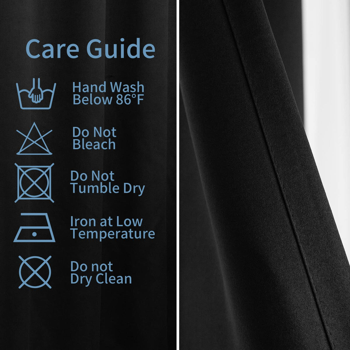 Thermal-insulation Pickluc curtains help reduce drafts and keep spaces comfortable.