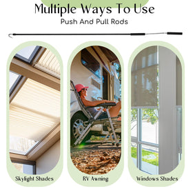 Pickmesh roller blind control accessory enabling simple operation
