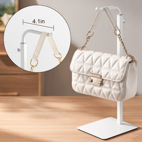 Pickpiff adjustable hook stand white adapts to multiple bag sizes.