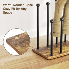 Pickpiff anti-slip pads keep boots secure and floors protected.