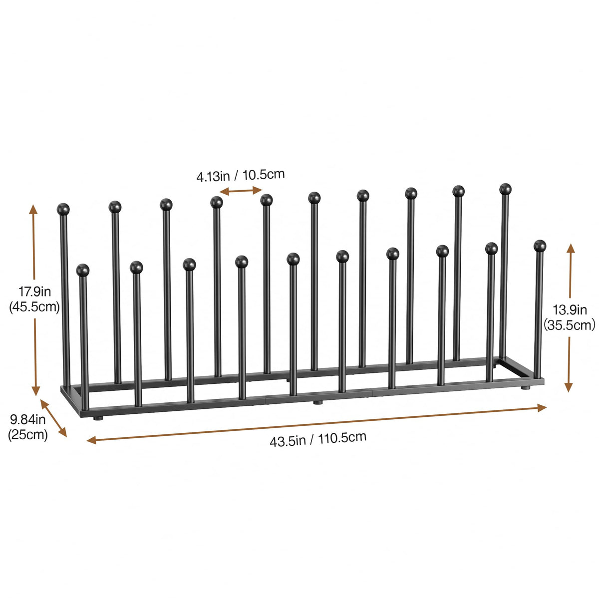 Pickpiff boot rack inverted storage keeps shafts straight and reduces creases.