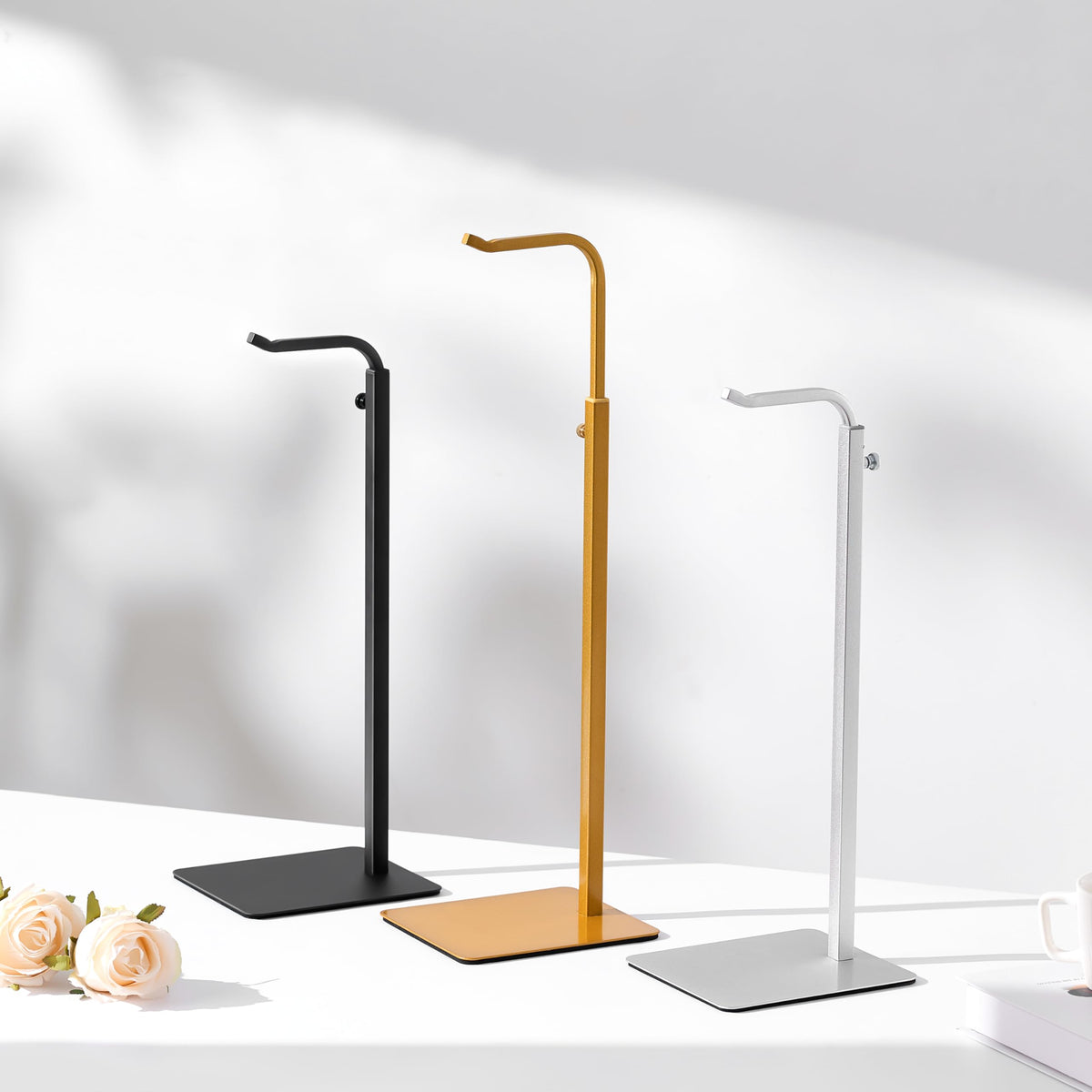 Pickpiff compact display unit gold saves space on shelves