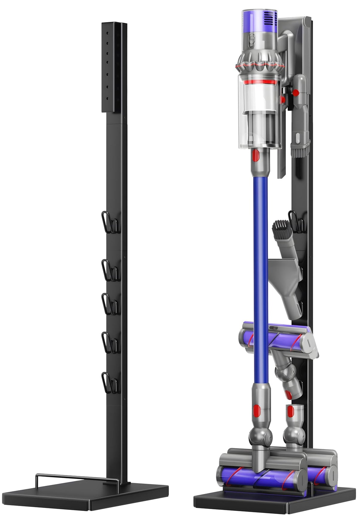 Pickpiff Dyson stand top slots for versatile height-adjustable vacuum storage