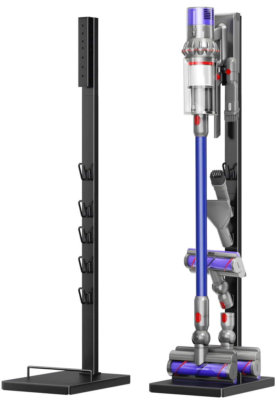 Pickpiff Dyson stand top slots for versatile height-adjustable vacuum storage