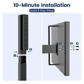 Sturdy stand secures your vacuum between cleanups for ready access