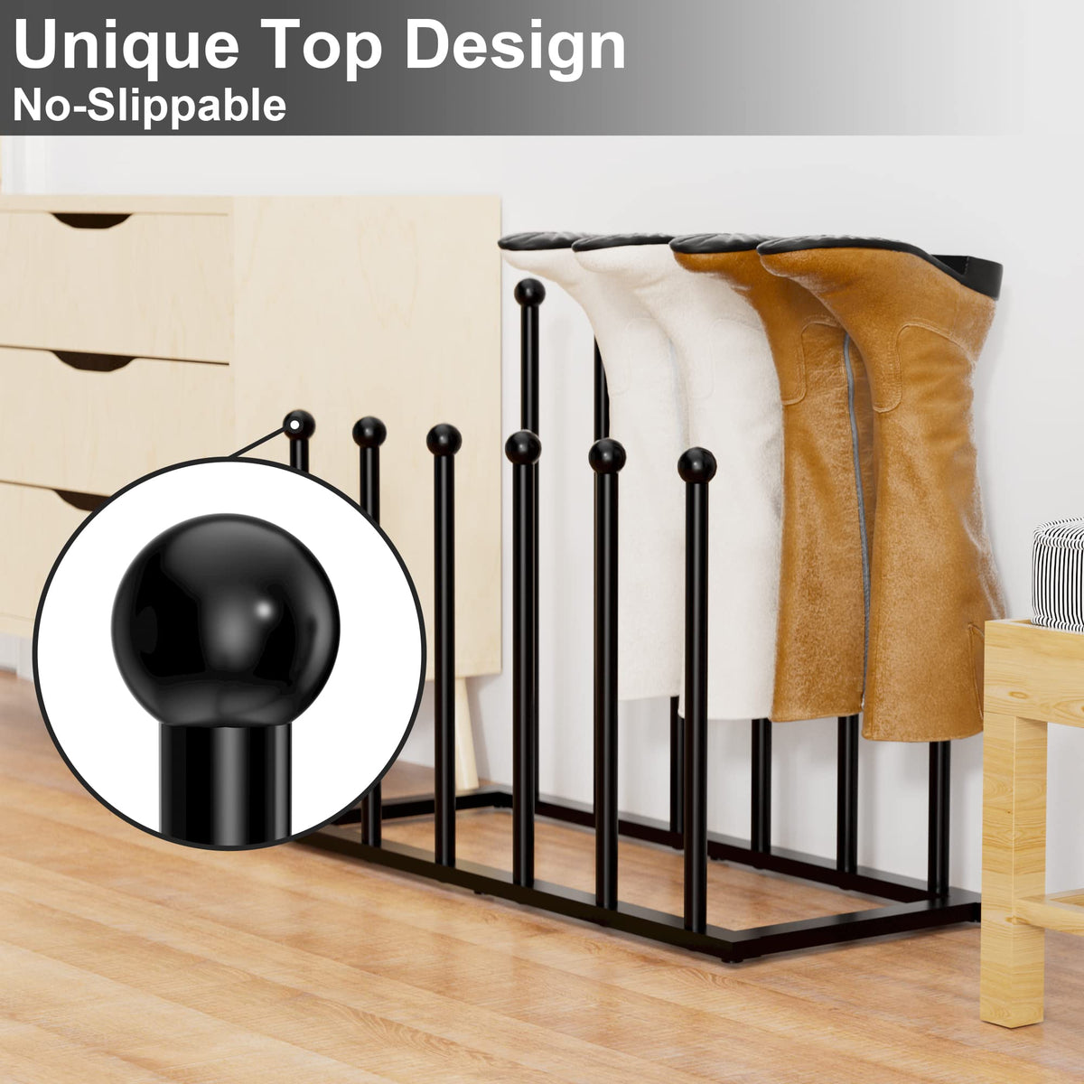 Pickpiff side view highlights slim profile ideal for doorways and small closets