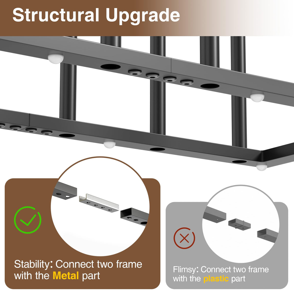Pickpiff tall boot rack supports knee-highs, preserving shape and eliminating slouch.
