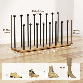 Pickpiff wood base design adds warm decorative touch to entryways.