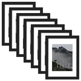 Picrit 11x14 black frame set ready for wall or tabletop display