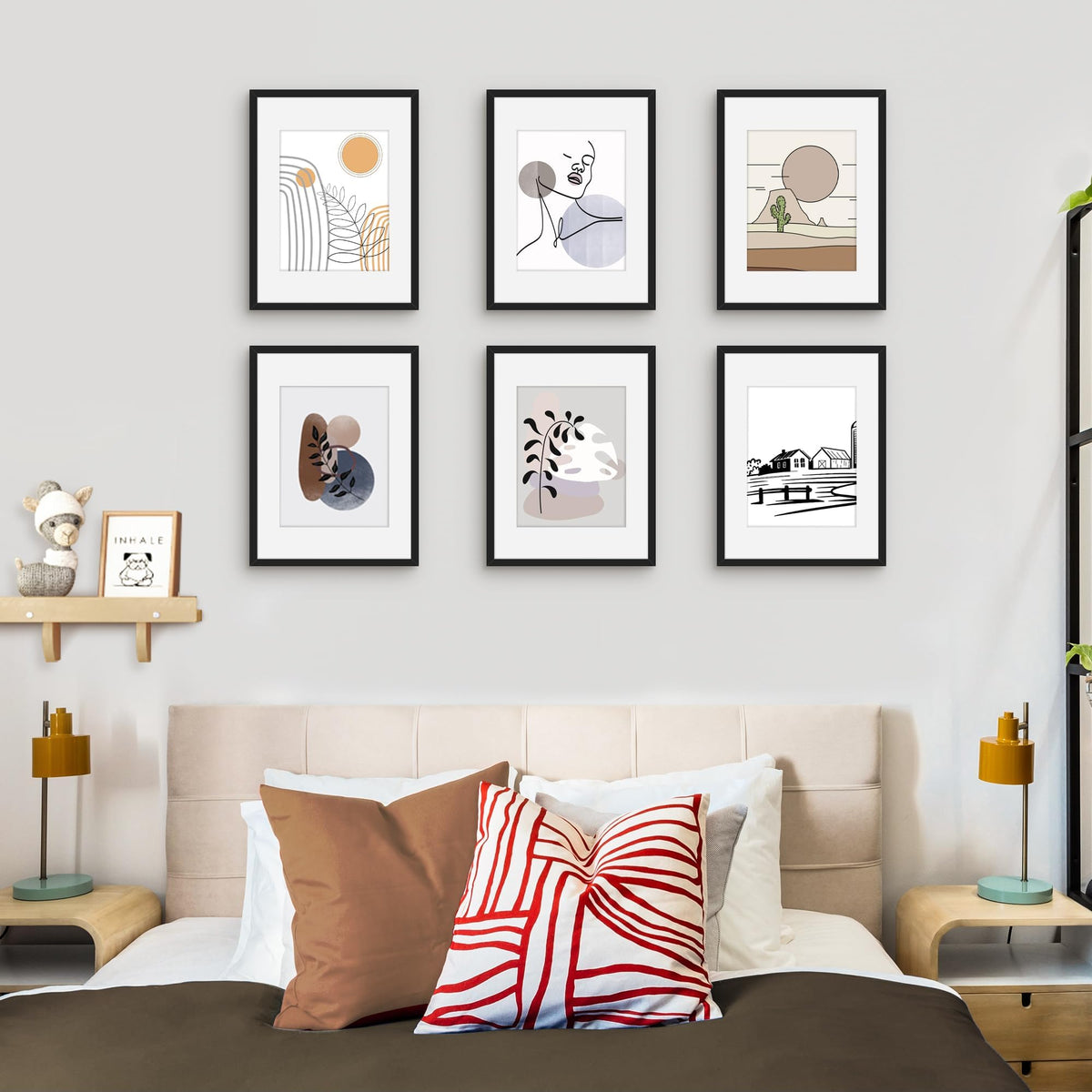 Picrit 12x16 frame vertical display ideal for stacked photo arrangements.