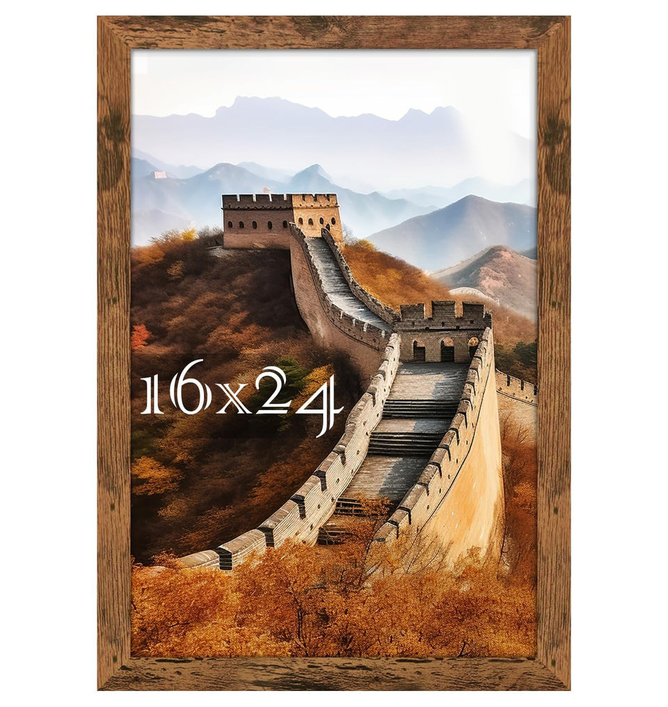 Picrit 16x24 frame front view with HD panel for crisp memories.