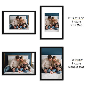 Picrit 6x8 display with mat showcases elegant matting and presentation.