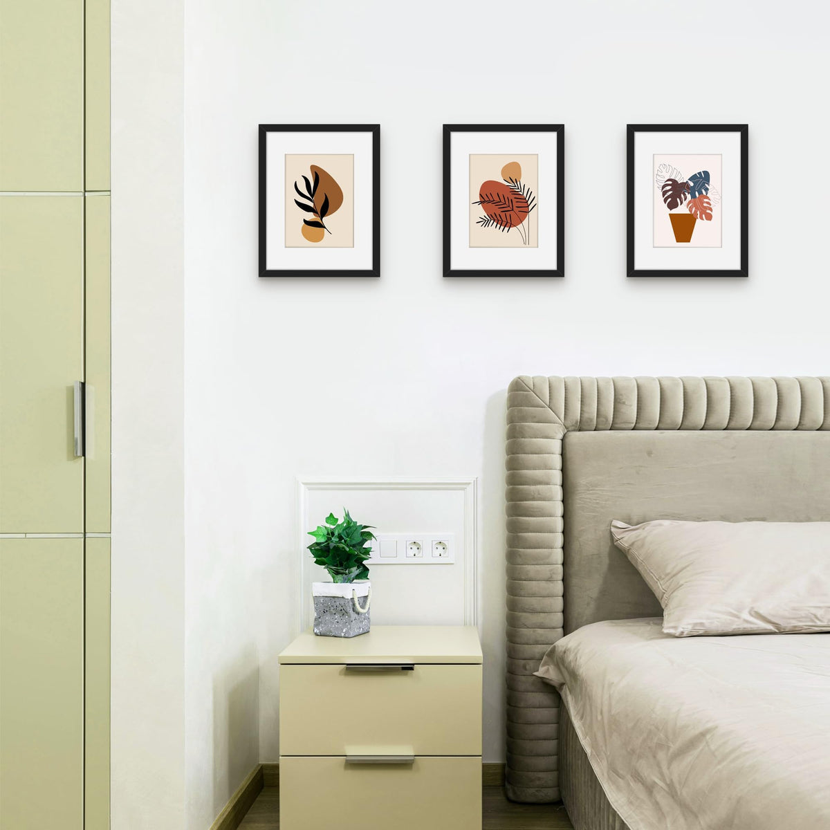 Picrit frame with 6x8 mat fit to secure prints