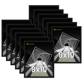 Picrit 8x10 frame without mat 12-pack front view for a cohesive wall gallery