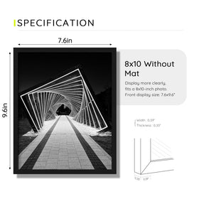 Picrit 8x10 frame horizontal display ideal for landscape photos