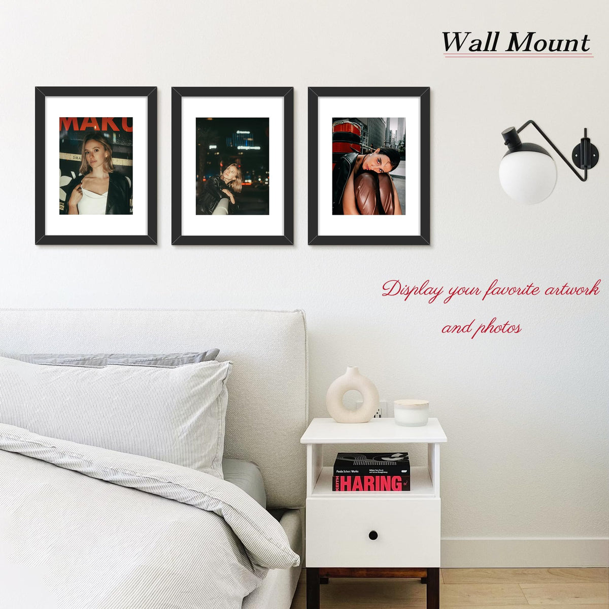 Picrit easel with ribbon for tabletop photo presentation