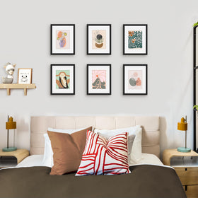 Picrit eco-friendly MDF frame finished in sleek black