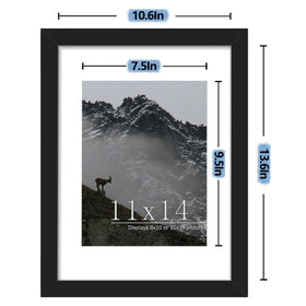 Picrit recyclable frame with durable MDF construction