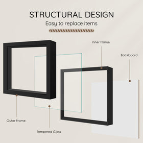 Picrit shadow box frame 12x12 holiday decor ideas.