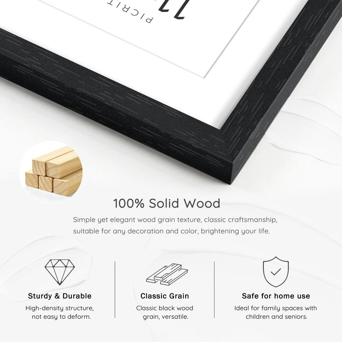 Picrit two-pack frames arranged to create a cohesive gallery wall.