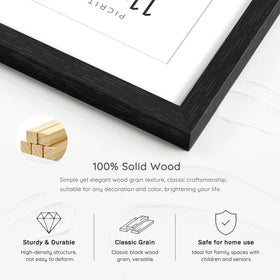Picrit two-pack frames arranged to create a cohesive gallery wall.