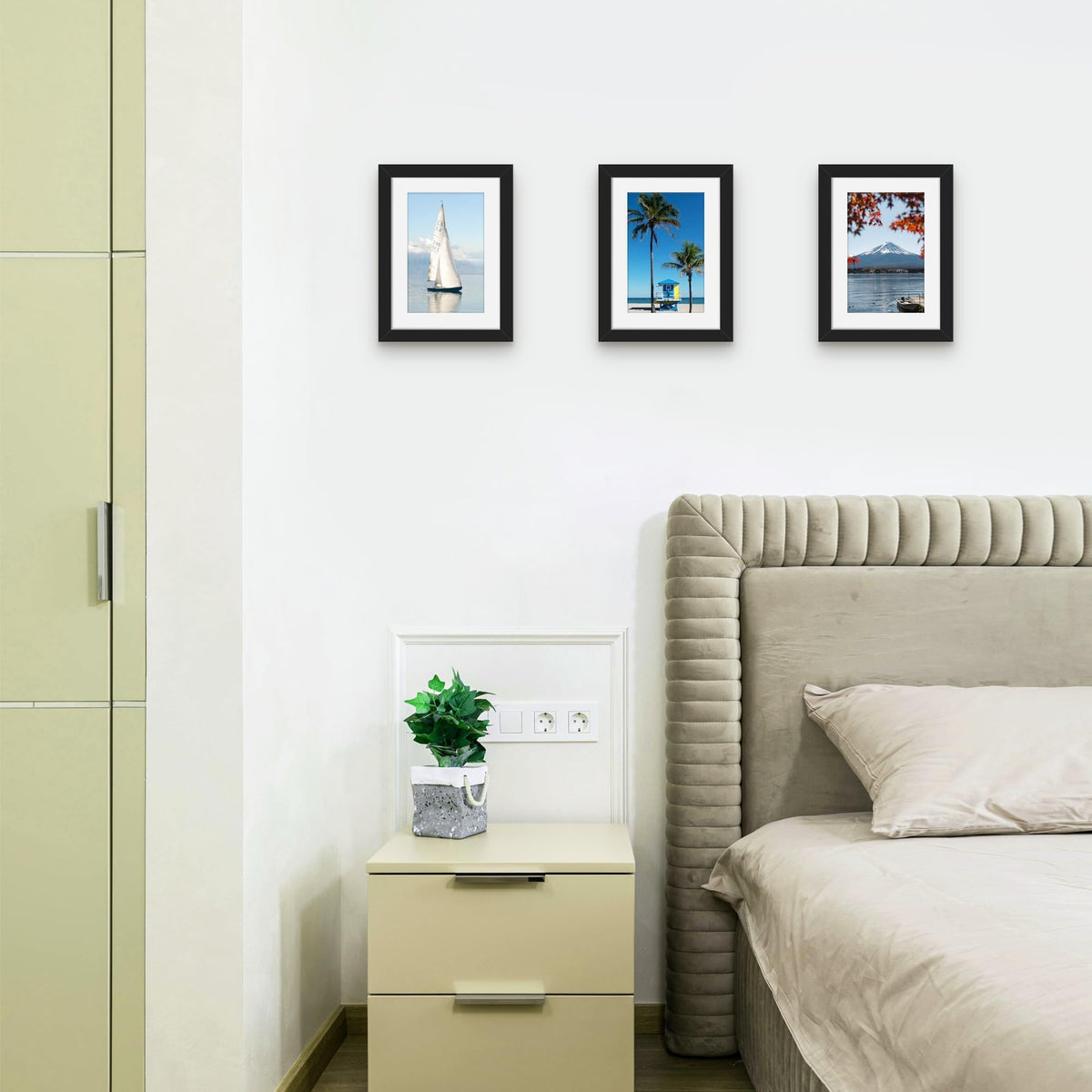 Picrit vertical wall display for space efficient framing