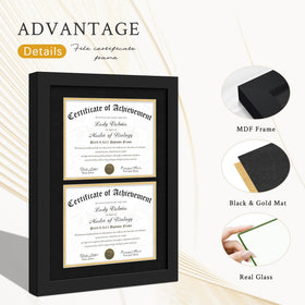 Picrit wall hanger portrait orientation secure easy display for certificates