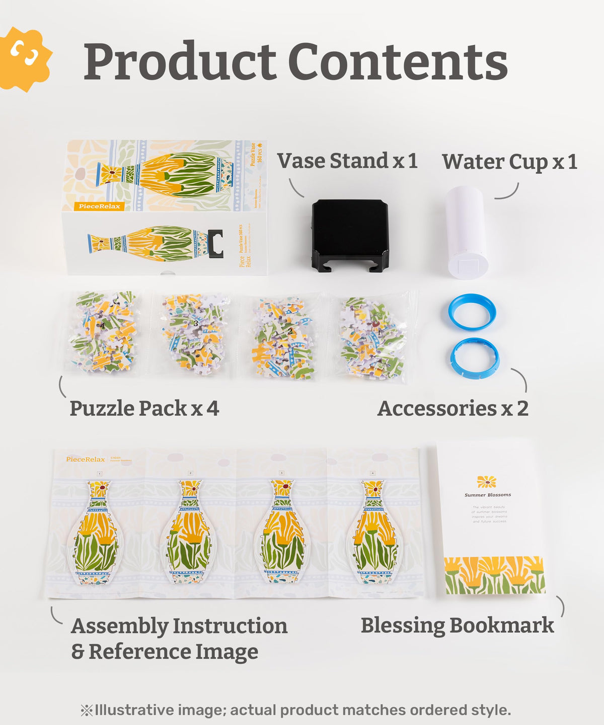 PieceRelax Winter Grace puzzle pieces connect securely without glue for immediate use.