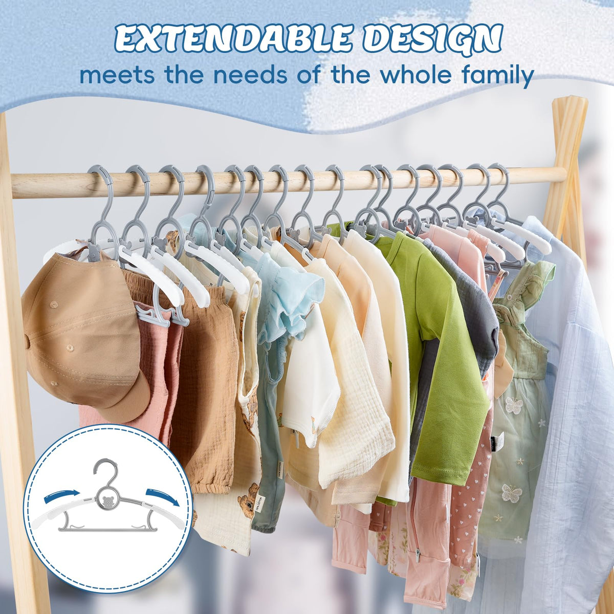 PIGLOG colorful set adds charm to any nursery or kid’s closet.