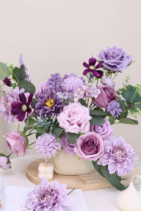 Piklado multi-pack artificial flowers ideal for baby showers and parties.