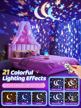 PIKOY 315 Color Lighting Modes create a vibrant ceiling sky for imagination.