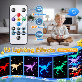 PIKOY remote control lets kids mix colors and scenes easily.