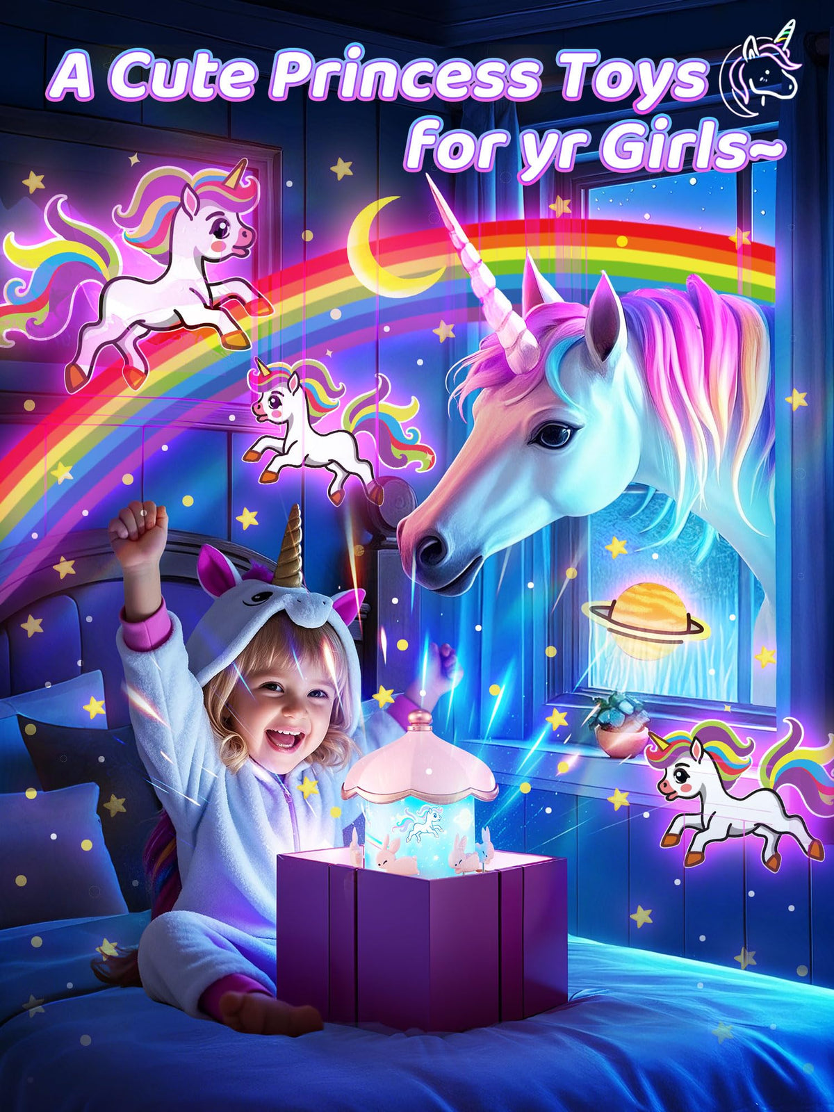 PIKOY Princess Gift Box decorates a kid's room and delights with thoughtful presentation.