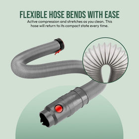 Pildres Dyson hose with flexible attachment for tight corners