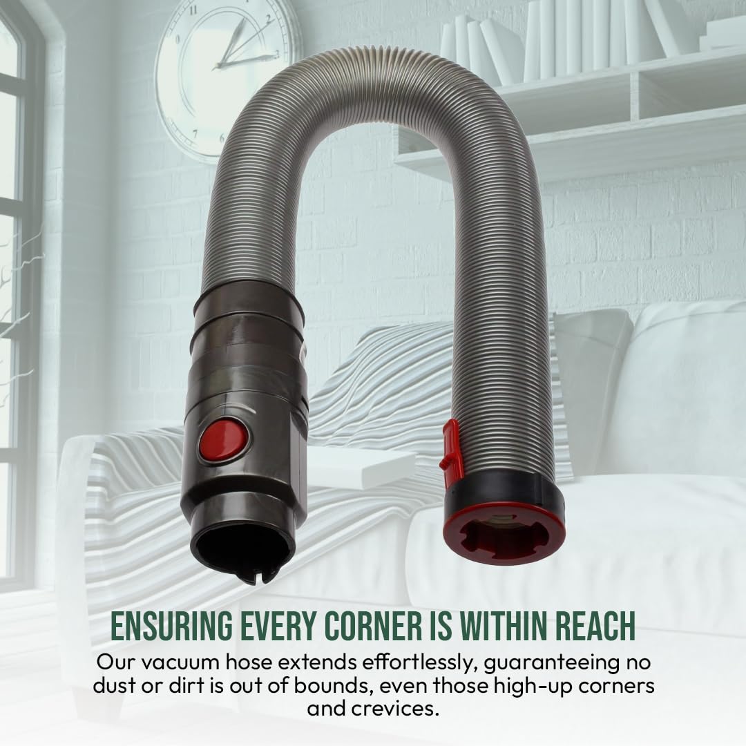 Pildres grey-red replacement hose suitable for Dyson vacuums
