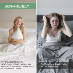 Pillcase hypoallergenic bedding supports gentle sleep for sensitive skin.