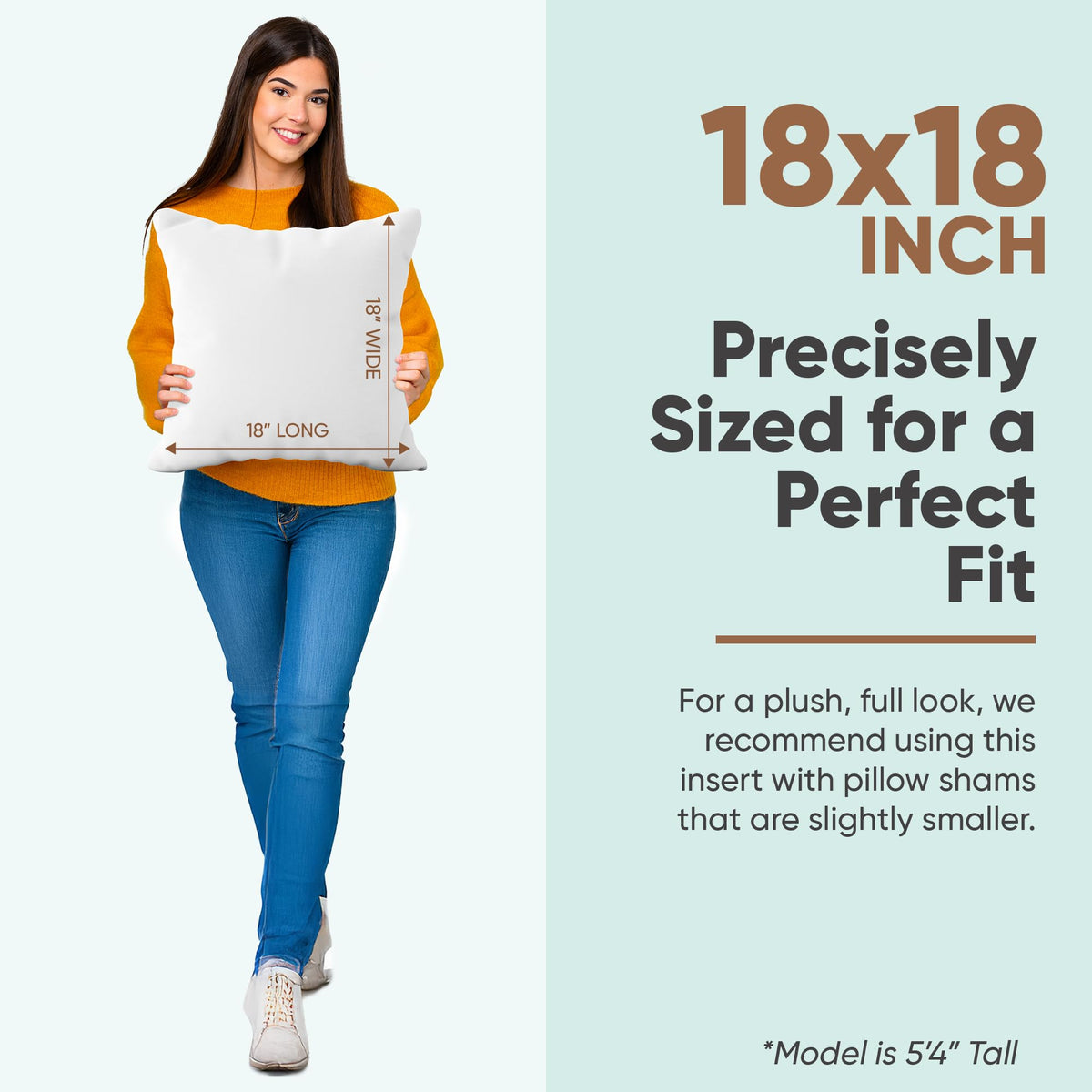 Pillowflex durable construction for long-lasting decorative inserts