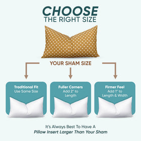 Pillowflex insert close-up reveals fluffy fibers and durable shell.