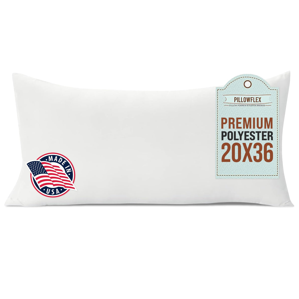 Pillowflex premium insert close-up of plush fiber for lasting softness.