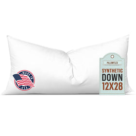 Pillowflex front view insert offers plush, down-like comfort.