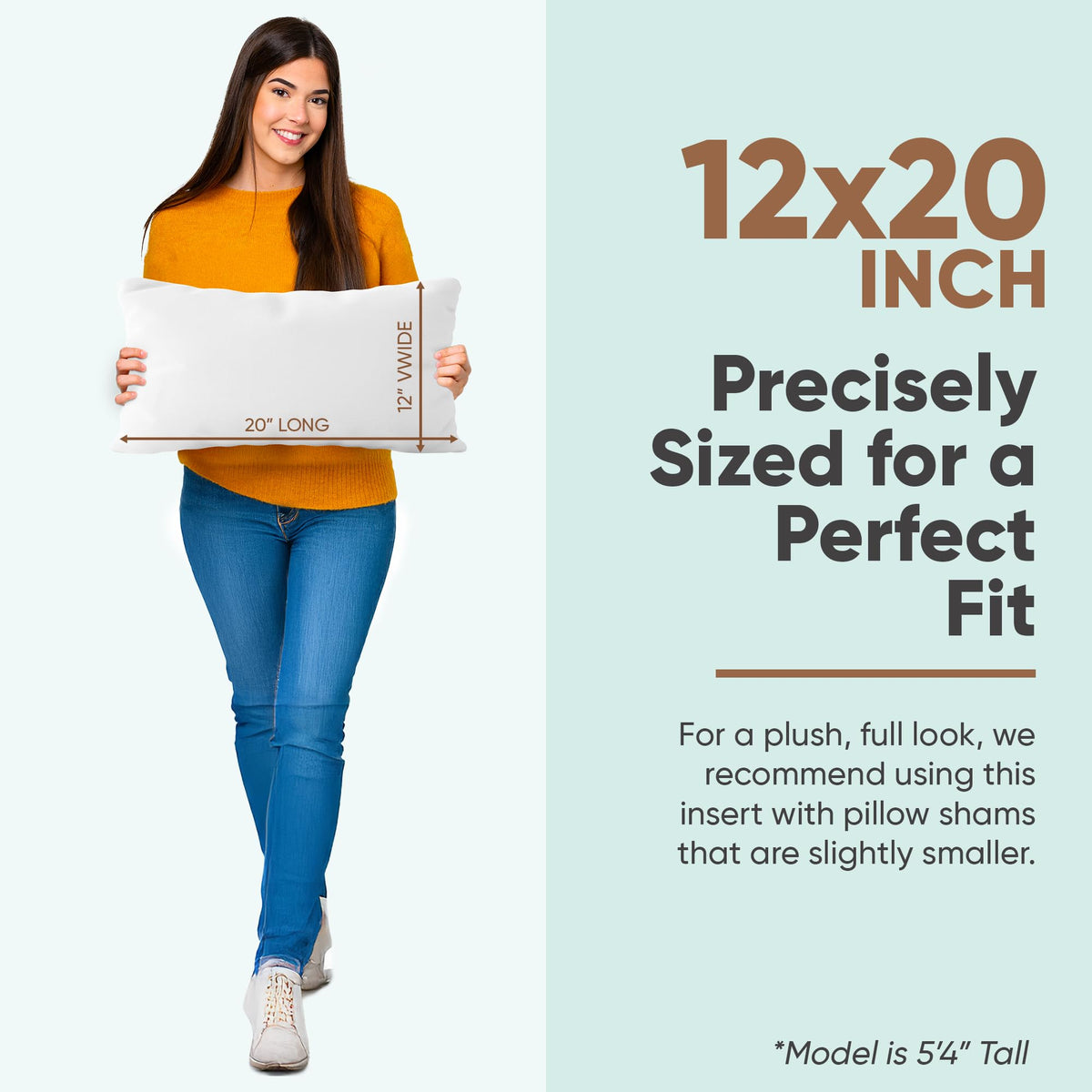 Pillowflex ultra-soft plush insert adds year-round coziness to shams.