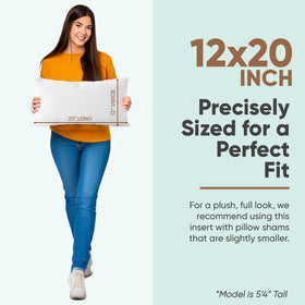 Pillowflex ultra-soft plush insert adds year-round coziness to shams.