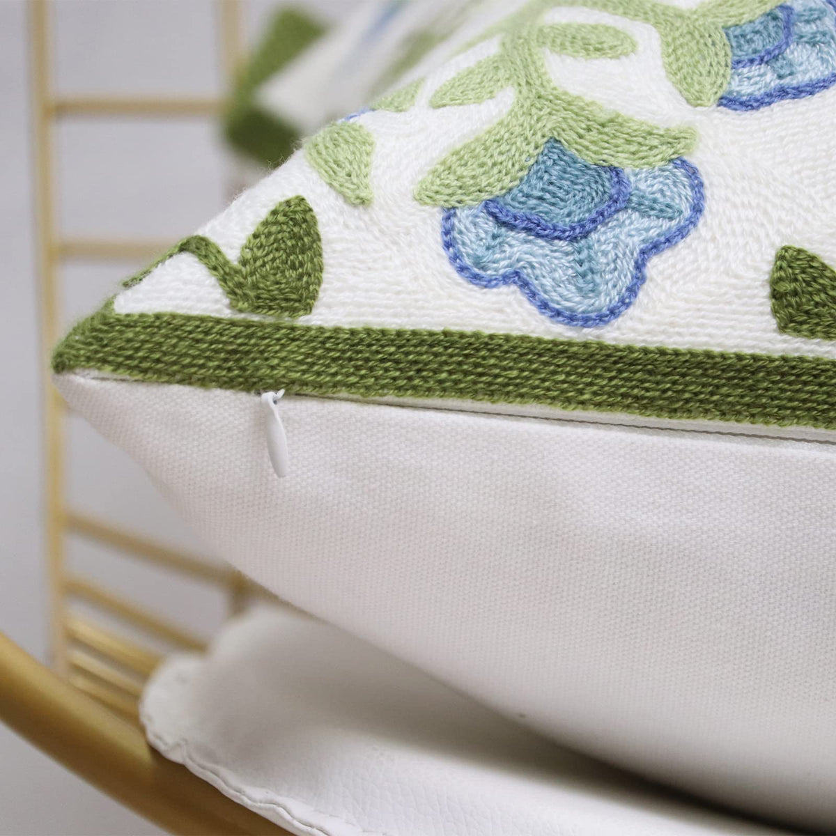 Cotton blend fabric provides soft touch and breathable comfort.